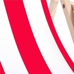 Деревянный шезлонг Oxford Red Ribbons цена и информация | Шезлонги | 220.lv
