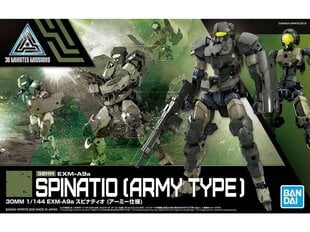 Bandai - 30MM EXM-A9a Spinatio [Army Type], 1/144, 62175 cena un informācija | Konstruktori | 220.lv