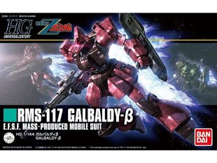 Bandai - HGUC RMS-117 Galbaldy-β, 1/144, 60669 cena un informācija | Konstruktori | 220.lv