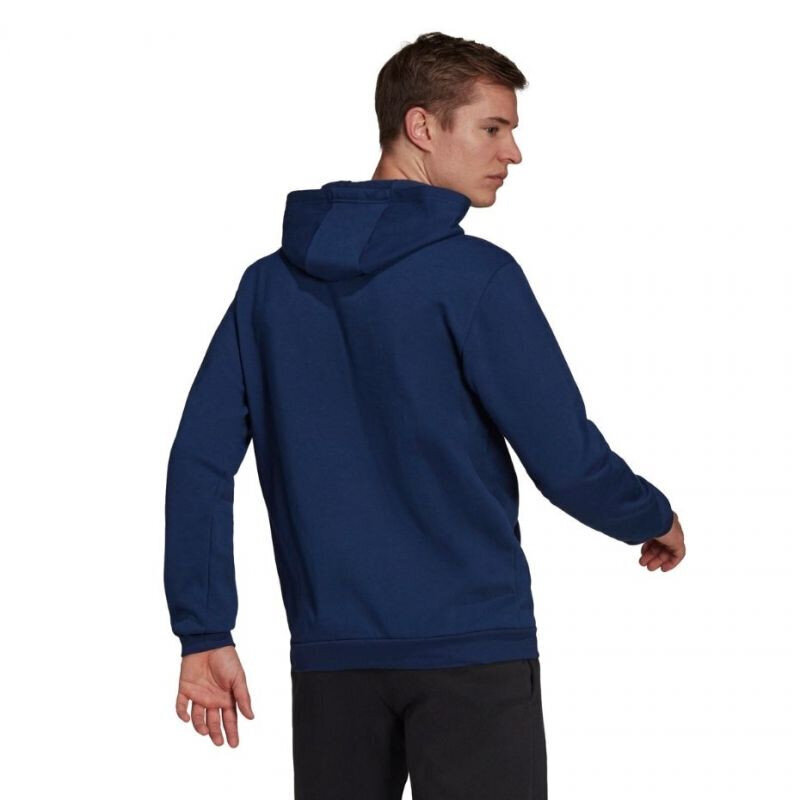 Vīriešu sporta krekls ar kapuci Adidas Entrada 22 H57513, tumši zils cena un informācija | Sporta apģērbs vīriešiem | 220.lv