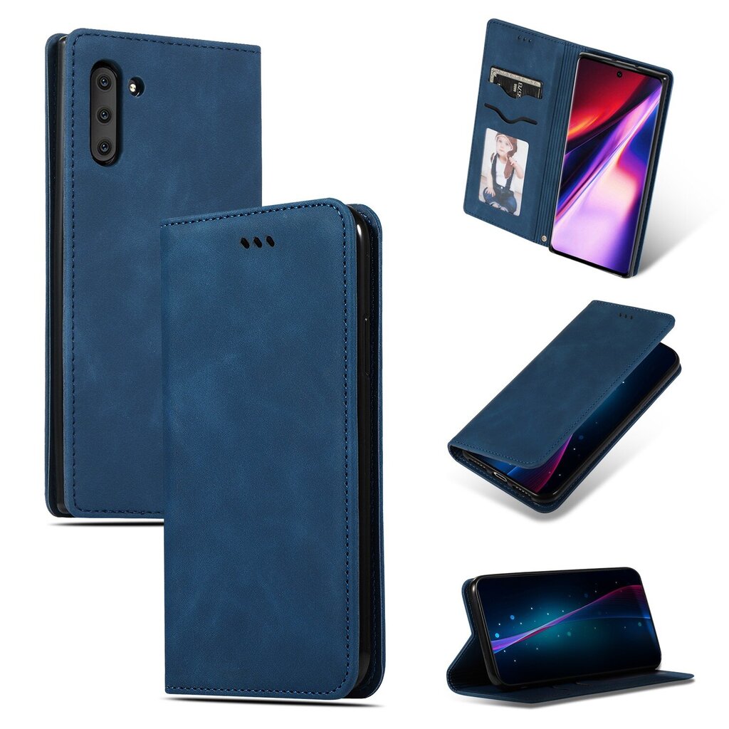 Maciņš Business Style Huawei P20 Lite tumši zils цена и информация | Telefonu vāciņi, maciņi | 220.lv