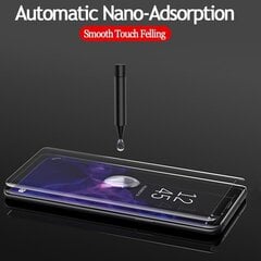 LCD aizsargstikls Nano Optics 5D UV Glue Samsung S22 Plus liektss skaidrs cena un informācija | Ekrāna aizsargstikli | 220.lv