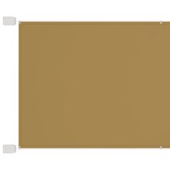 VidaXL vertikāla markīze, bēša, 100x360 cm, Oksfordas audums цена и информация | Зонты, маркизы, стойки | 220.lv