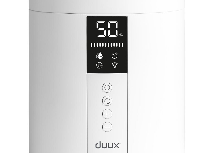 Duux Humidifier Gen 2 Beam Mini Smart 20 W, Ūdens tvertnes tilpums 3 L, Piemērots telpām līdz 30 m², Ultraskaņa, Mitrināšanas jauda 300 ml/h, Balts cena un informācija | Gaisa attīrītāji | 220.lv