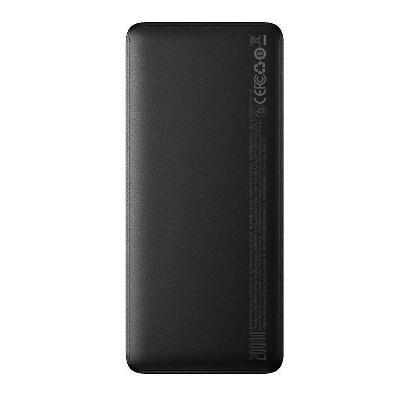 Arejais-akumulators Power Bank Baseus Bipow Type-C PD+2xUSB 25W 20000mAhar LCD melna PPBD020301 цена и информация | Lādētāji-akumulatori (Power bank) | 220.lv