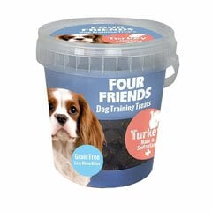 Four Friends Training Treats Turkey dresūras gardums suņiem - Tītara gaļa un aknas, 400 g cena un informācija | Gardumi suņiem | 220.lv