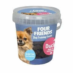 Four Friends Training Treats Duck dresūras gardums suņiem - Pīles gaļa un aknas, 400 g cena un informācija | Gardumi suņiem | 220.lv