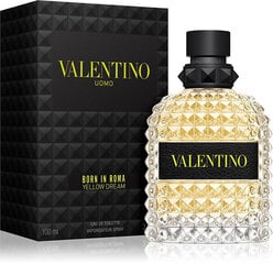 Tualetes ūdens Valentino Uomo Born In Roma Yellow Dream EDT vīriešiem, 100 ml cena un informācija | Valentino Smaržas, kosmētika | 220.lv