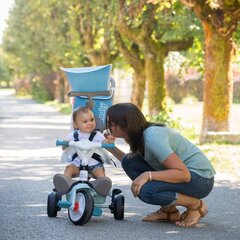 Детский трехколесный велосипед SMOBY Tricycle Baby Balade, синий цена и информация | Трехколесные велосипеды | 220.lv