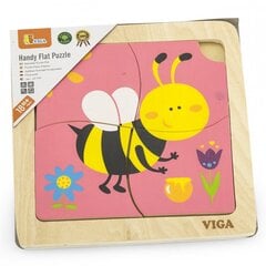 Koka puzle Viga, bitīte cena un informācija | Puzles, 3D puzles | 220.lv