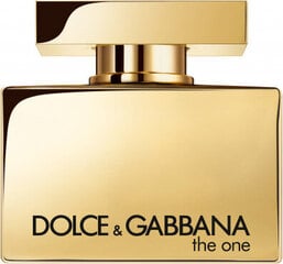 Parfimērijas ūdens Dolce Gabbana The One Gold EDP sievietēm, 75 ml cena un informācija | Sieviešu smaržas | 220.lv