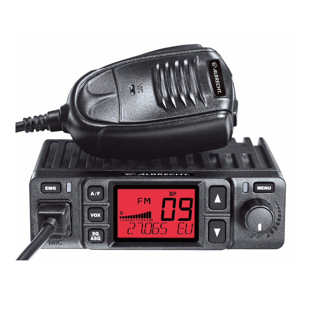Mobilais radio Albrecht AE 6290 CB, Multi VOX, CTCSS/DCS, RJ-45, atkārtotāja funkcija cena un informācija | Rācijas | 220.lv