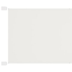 VidaXL vertikāla markīze, balta, 60x600 cm, Oksfordas audums cena un informācija | Saulessargi, markīzes un statīvi | 220.lv