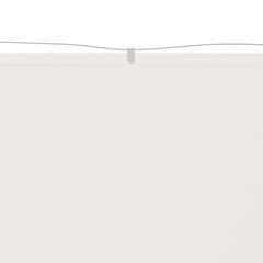 VidaXL vertikāla markīze, balta, 140x360 cm, Oksfordas audums cena un informācija | Saulessargi, markīzes un statīvi | 220.lv
