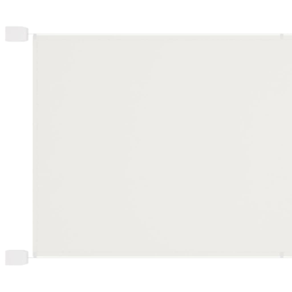 VidaXL vertikāla markīze, balta, 200x420 cm, Oksfordas audums cena un informācija | Saulessargi, markīzes un statīvi | 220.lv