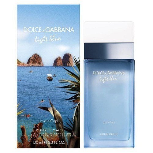 Tualetes ūdens Dolce Gabbana Light Blue Love in Capri EDT sievietēm, 100 ml cena un informācija | Sieviešu smaržas | 220.lv