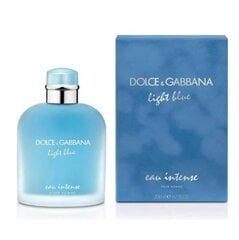Dolce Gabbana Light Blue Eau Intense Pour Homme EDP 200 мл цена и информация | Мужские духи | 220.lv