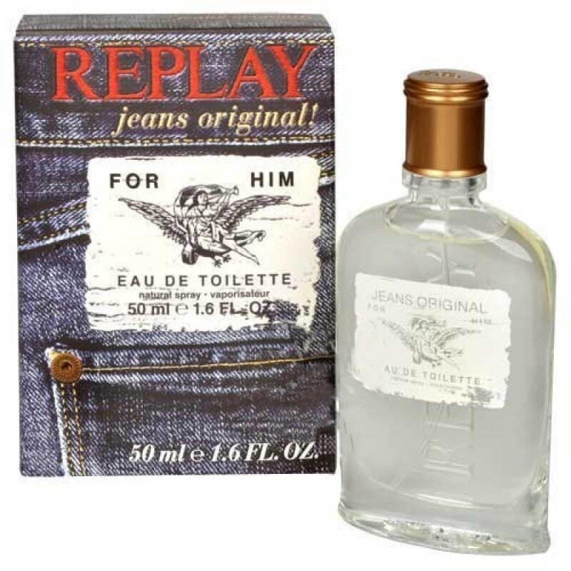 Tualetes ūdens Replay Jeans Original for Him EDT vīriešiem, 75 ml cena un informācija | Vīriešu smaržas | 220.lv