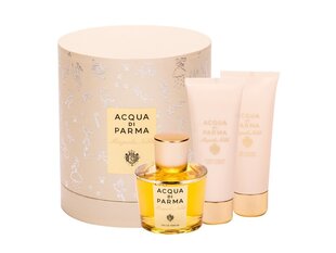 Acqua di Parma Magnolia Nobile dāvanu komplekts: parfimērijas ūdens EDP 100 ml + 75 ml dušas želeja + 75 ml ķermeņa losjons cena un informācija | Sieviešu smaržas | 220.lv