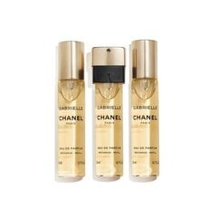 Parfimērijas ūdens Chanel Gabrielle EDP (3 x 20 ml) cartridges 60 ml цена и информация | Женские духи | 220.lv