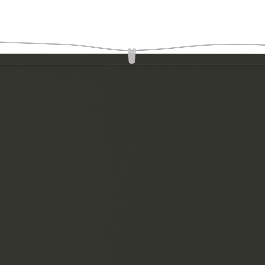 VidaXL vertikāla markīze, antracītpelēka, 180x600 cm, Oksfordas audums cena un informācija | Saulessargi, markīzes un statīvi | 220.lv