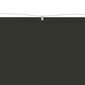 VidaXL vertikāla markīze, antracītpelēka, 60x1000 cm, Oksfordas audums cena un informācija | Saulessargi, markīzes un statīvi | 220.lv