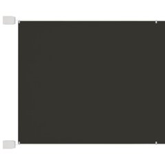 VidaXL vertikāla markīze, antracītpelēka, 140x360 cm, Oksfordas audums cena un informācija | Saulessargi, markīzes un statīvi | 220.lv