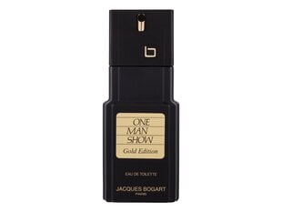 Tualetes ūdens Jacques Bogart One Man Show Gold Edition EDT vīriešiem 100 ml cena un informācija | Sieviešu smaržas | 220.lv