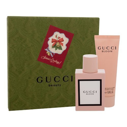 Gucci Gucci Bloom dāvanu komplekts sievietēm: parfimērijas ūdens EDP 50 ml + ķermeņa losjons 50 ml цена и информация | Sieviešu smaržas | 220.lv