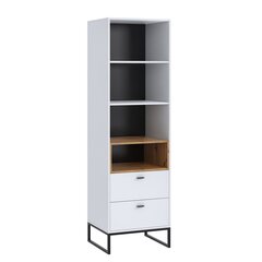 Шкаф OLIER R60 OL04-biały / biały + dąb artisan цена и информация | Полки | 220.lv