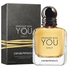 Tualetes ūdens Armani Stornger With You Only EDT vīriešiem 100 ml цена и информация | Мужские духи | 220.lv