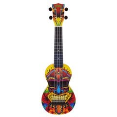 Soprāna ukulele Mahalo Art MA1-TK Tiki ė cena un informācija | Ģitāras | 220.lv