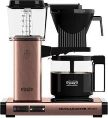 Кофе машина Moccamaster KBG Select Copper Fully-auto Drip coffee maker 1.25 л цена и информация | Кофемашины | 220.lv