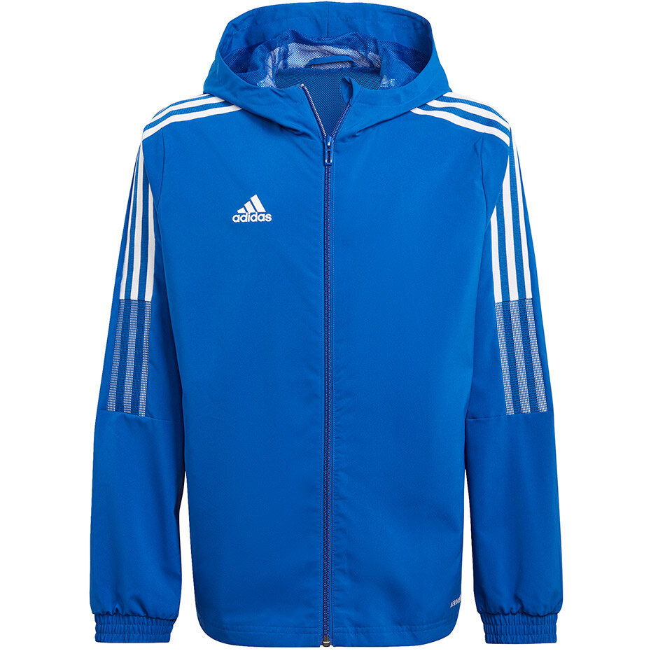 Bērnu jaka Adidas Tiro 21 Windbreaker GP4978, zila cena un informācija | Futbola formas un citas preces | 220.lv