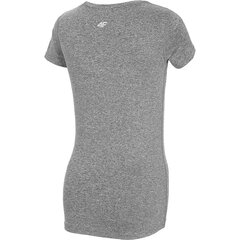 Sieviešu T-krekls 4F NOSH4 TSDF002 23M, tumši pelēks cena un informācija | Sporta apģērbs sievietēm | 220.lv