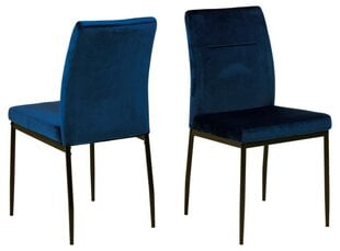 2 krēslu komplekts Alm, zils цена и информация | Стулья для кухни и столовой | 220.lv
