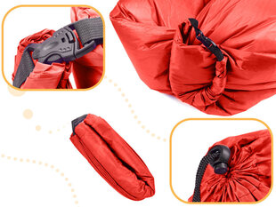 Lazy BAG SOFA gulta - gaisa zvilnis, sarkana, 230x70cm cena un informācija | Piepūšamie matrači un mēbeles | 220.lv