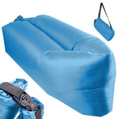 Lazy BAG SOFA gulta - gaisa zvilnis, zila, 230x70cm цена и информация | Надувные матрасы и мебель | 220.lv