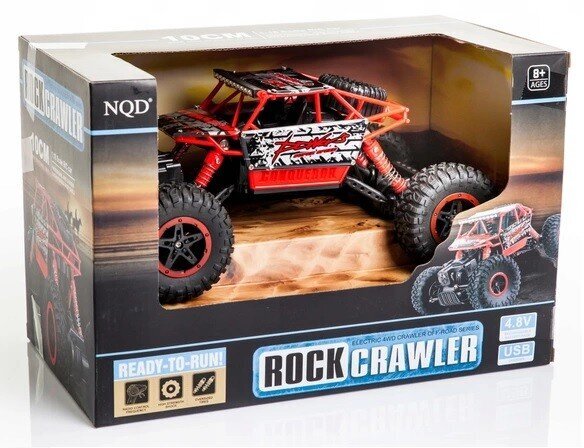 NQD 4WD Rock Crawler 1:18 2.4Ghz - zaļš цена и информация | Rotaļlietas zēniem | 220.lv