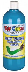 Guaša Tempera krāsa ToyColor - superwashable |1000ml | gaiši zila cena un informācija | Modelēšanas un zīmēšanas piederumi | 220.lv