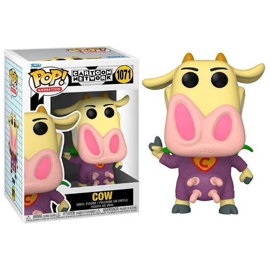 Funko POP! Animation: Cow and Chicken - Superhero Cow cena un informācija | Datorspēļu suvenīri | 220.lv