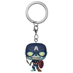 Funko POP! Keychain: Marvel: What If Zombie Captain America цена и информация | Атрибутика для игроков | 220.lv