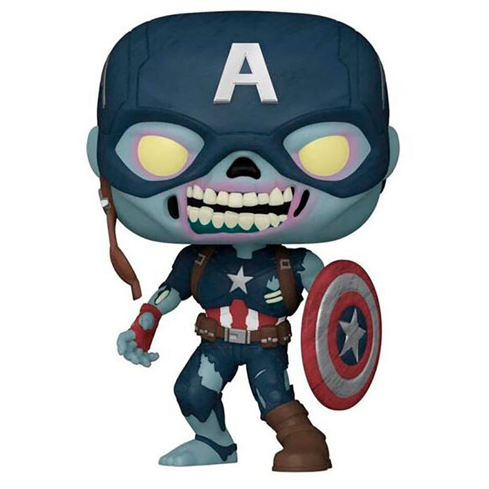 Funko POP! Marvel: What If - Zombie Captain America cena un informācija | Datorspēļu suvenīri | 220.lv