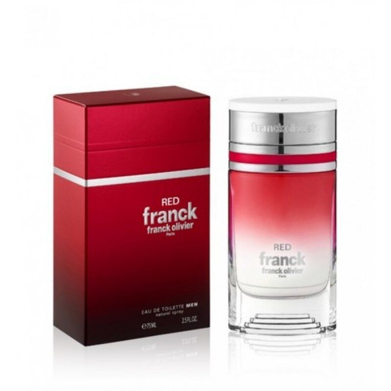 Tualetes ūdens Franck Olivier Franck Red EDT vīriešiem 75 ml cena un informācija | Vīriešu smaržas | 220.lv