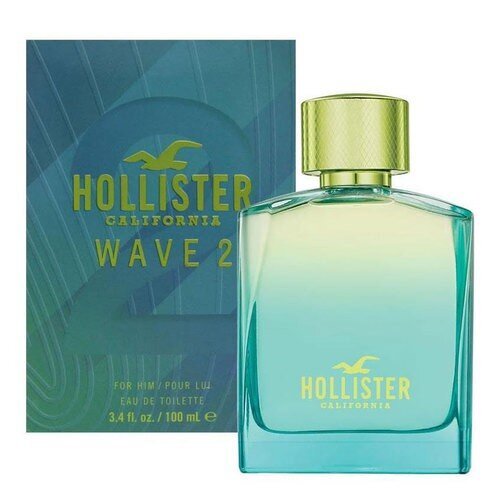 Tualetes ūdens Hollister Wave 2 For Him EDT vīriešiem 100 ml cena un informācija | Vīriešu smaržas | 220.lv