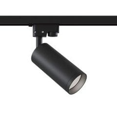 LED sliežu prožektors Maytoni Technical, melnā krāsā 1xGU10 TR004-1-GU10-B цена и информация | Трековые светильники и шинопроводы | 220.lv