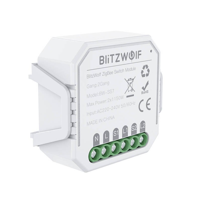 Smart Light Switch Module WiFi Blitzwolf BW-SS7 cena un informācija | Novērošanas kameras | 220.lv