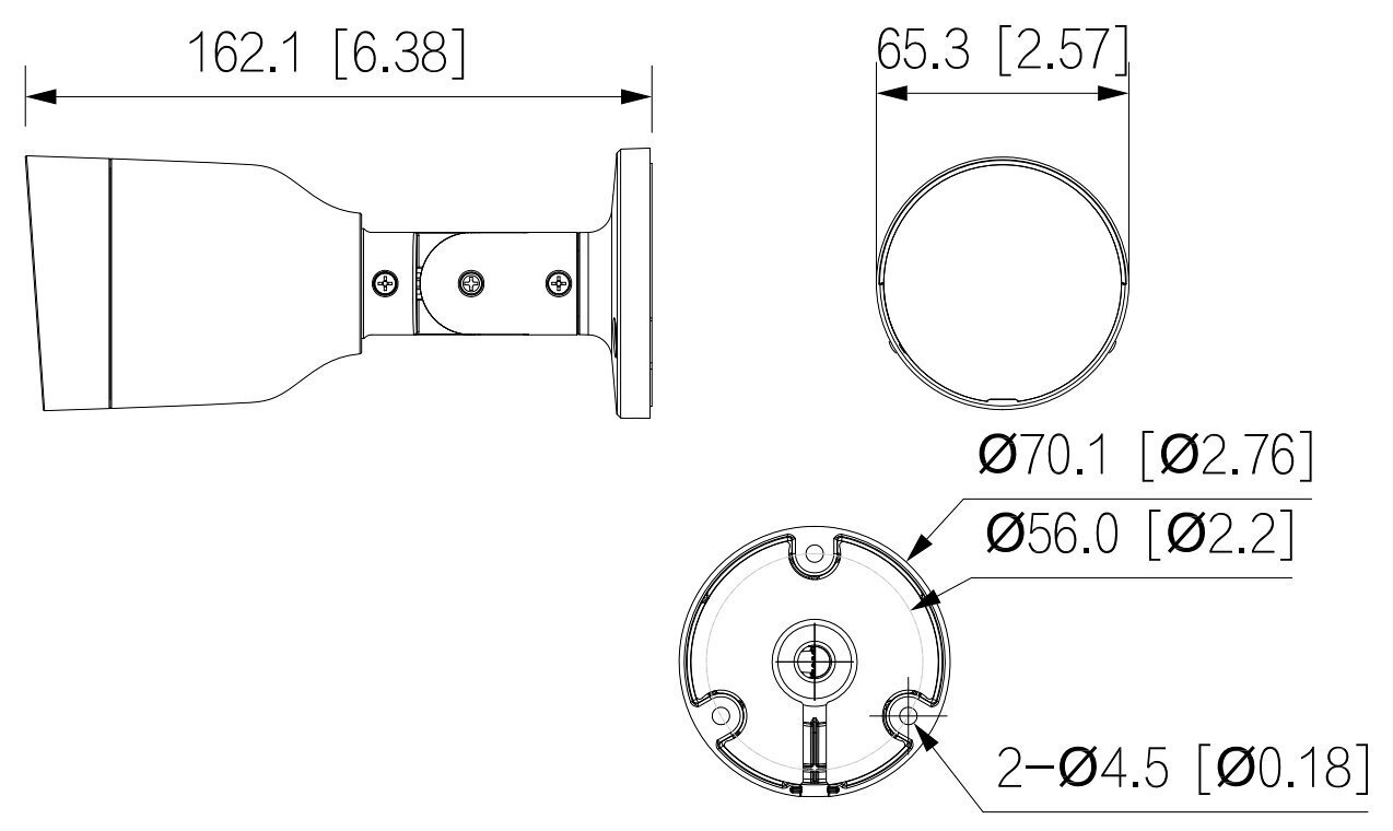 IP KAMERA IPC-HFW1530S-0280B-S6 5 Mpx 2.8 mm DAHUA cena un informācija | Novērošanas kameras | 220.lv