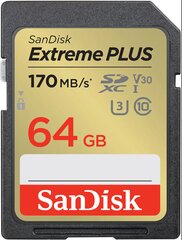 Sandisk By Western Digital SDSDXW2-064G-GNCIN 64 GB цена и информация | Карты памяти для мобильных телефонов | 220.lv