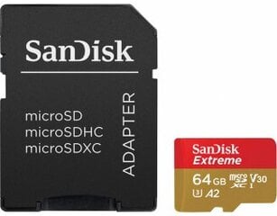 Sandisk By Western Digital SDSQXAH-064G-GN6MA 64GB cena un informācija | Atmiņas kartes mobilajiem telefoniem | 220.lv